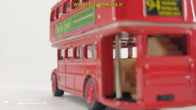 (سایز کوچک) ماشین فلزی ست اتوبوس لندن و تاکسی (LONDON BUS AND TAXI BY WELLY)