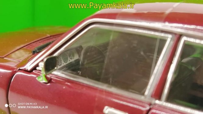 ماکت ماشین پژو 504 (1:24)(PEUGEOT 504 1975 BY WELLY) زرشکی