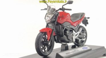 ماکت فلزی موتورسیکلت هوندا (2018 HONDA NC750S)(1:18) قرمز