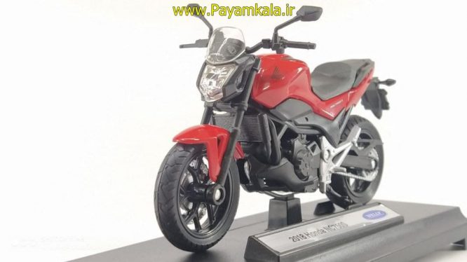 ماکت فلزی موتورسیکلت هوندا (2018 HONDA NC750S)(1:18) قرمز