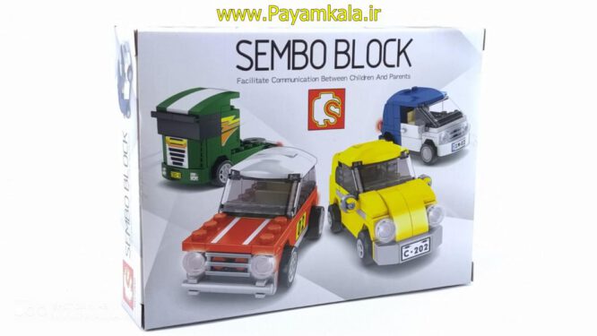 لگو ماشین عقب کش پلیس (SEMBO BLOCK-607202)