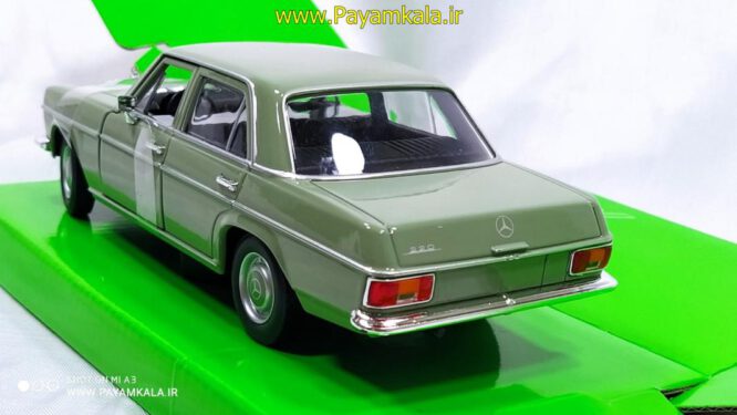 ماکت ماشین فلزی مرسدس بنز 220 (1:24)(MERCEDES BENZ 220 BY WELLY) سبز