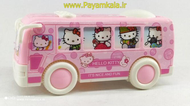 اتوبوس اسباب بازی صورتی ( hello kitty 958-3A )