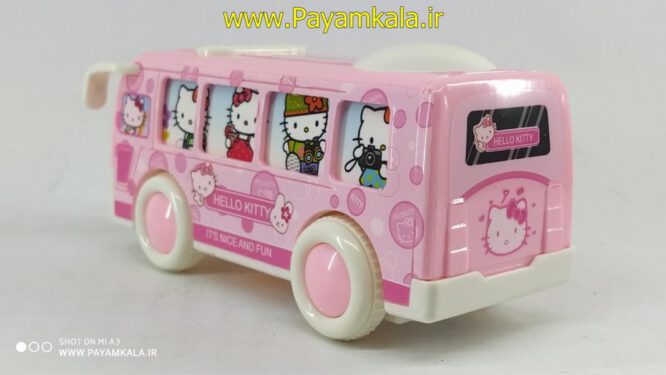 اتوبوس اسباب بازی صورتی ( hello kitty 958-3A )