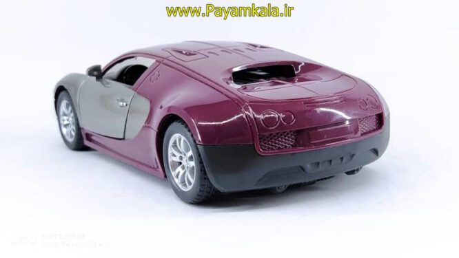 اسباب بازی ماشین بوگاتی ویرون (BUGATTI-B002) رنگ بنفش