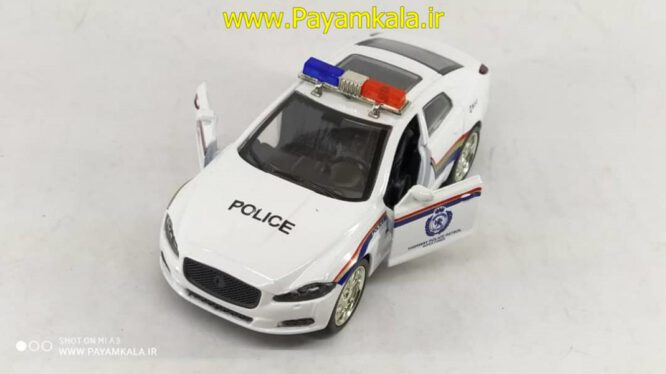 اسباب بازی ماشین جگوار پلیس (6028-KINGS TOY) سفید