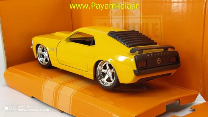 (جعه دار) ماکت شورلت (FORD MUSTANG BOSS 429) زرد