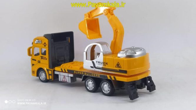 اسباب بازی ماشین کامیون بیل مکانیکی (6-2211)