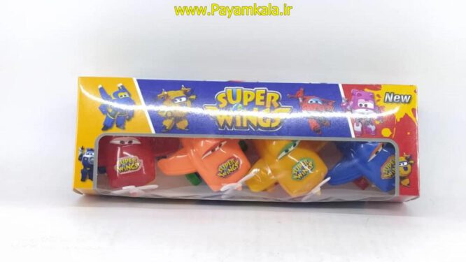 ست 4 عددی هواپیما پلاستیکی (SUPER WINGS)