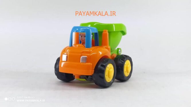 اسباب بازی کامیون کمپرسی - قدرتی - (نارنجی)