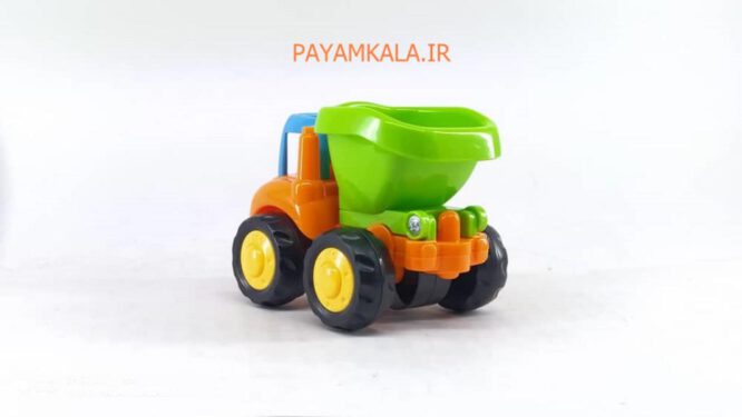 اسباب بازی کامیون کمپرسی - قدرتی - (نارنجی)