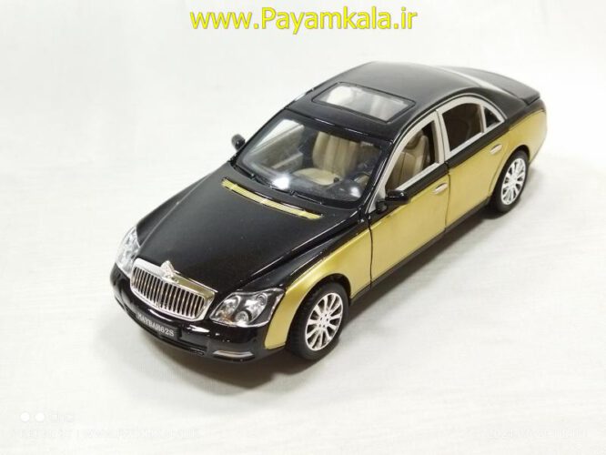 ماشین فلزی مرسدس بنز میباخ (1:24 MAYBACH XLG)(929H) مشکی-بژ