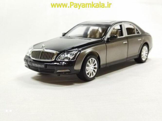 ماشین فلزی مرسدس بنز میباخ (1:24 MAYBACH XLG)(929H) مشکی-نقره ای