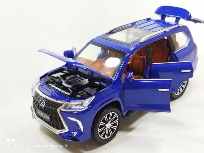 ماکت لکسوس (LEXUS LX570 CHEZHI) آبی