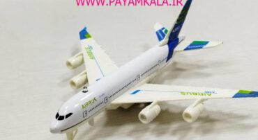 اسباب بازی هواپیمای مسافربری (AIRBUS-A380)(9151-6) آبی