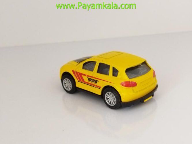 ماشین اسباب بازی کوچک پورشه زرد(PENG HUI TOYS)طرح 01