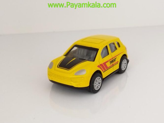 ماشین اسباب بازی کوچک پورشه زرد(PENG HUI TOYS)طرح 01