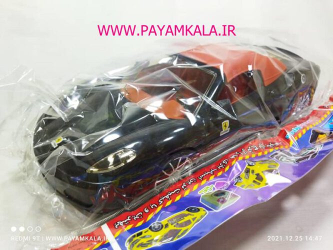 ماشین پلاستیکی فراری اسپرت (DORJ TOY) مشکی