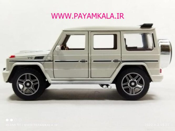 (جعبه دار) مرسدس بنز (BENZ G-CLASS CHEZHI)(1:24)(CZ118) سفید