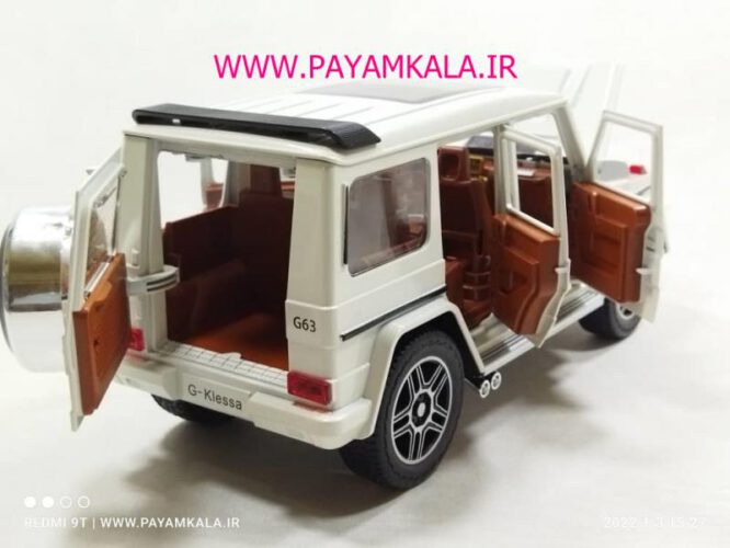 (جعبه دار) مرسدس بنز (BENZ G-CLASS CHEZHI)(1:24)(CZ118) سفید