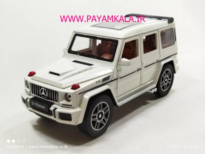 (جعبه دار) مرسدس بنز (BENZ G-CLASS CHEZHI)(1:24)(CZ118) سفید