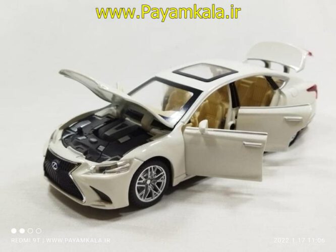 اسباب بازی ماشین فلزی لکسوس (LEXUS CHEZHI) سفید