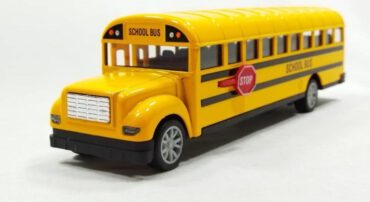 ماکت فلزی اتوبوس مدرسه (TIANDU- F1129-2) زرد