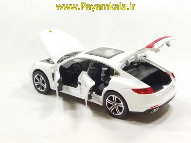 اسباب بازی ماشین فلزی پورشه (PORSCHE CHEZHI) سفید