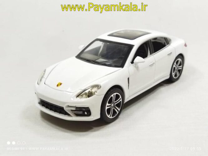 اسباب بازی ماشین فلزی پورشه (PORSCHE CHEZHI) سفید