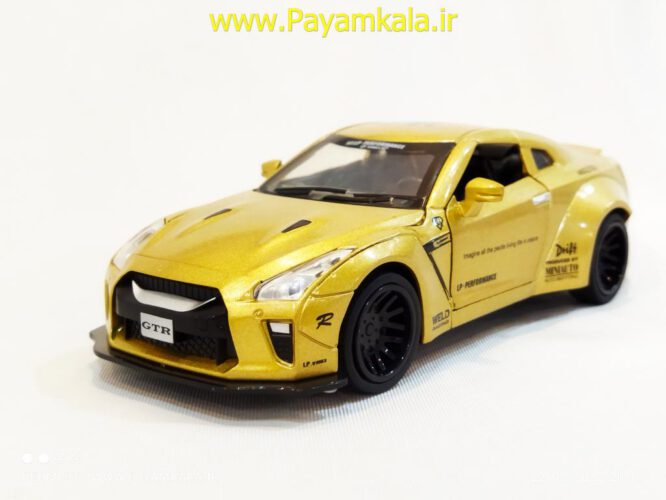 ماکت نیسان (NISSAN GTR MINIAUTO)(3223-12B) اسپرت سفید