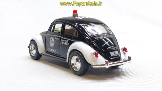 ماشین فلزی فولکس (VOLKSWAGENBEETLE KINSMART) پلیس