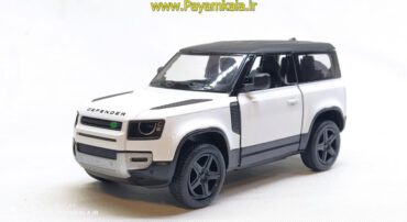 ماشین فلزی لندرور (LANDROVER DEFENDER KINSMART) سفید