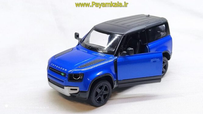 ماشین فلزی لندرور (LANDROVER DEFENDER KINSMART) آبی