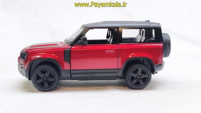 ماشین فلزی لندرور (LANDROVER DEFENDER KINSMART) قرمز