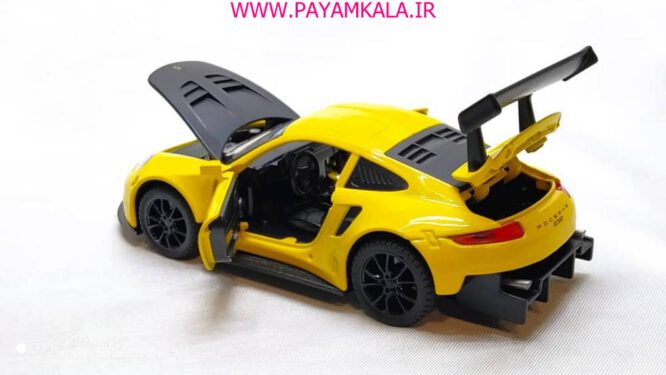 ماکت پورشه 911 اسپرت (PORSCHE By DoubleHorses) زرد