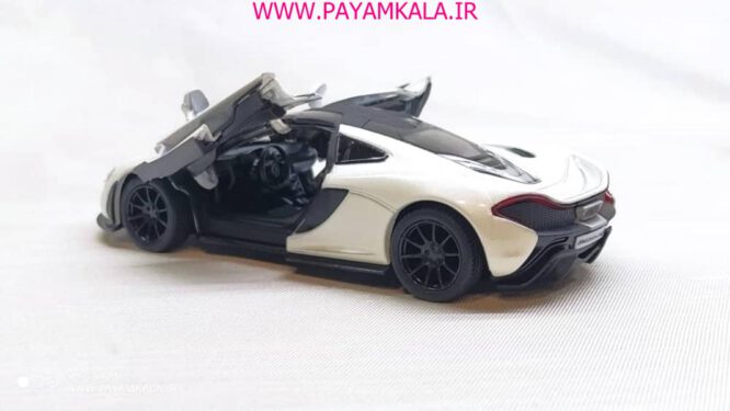 ماشین فلزی مک لارن (MCLAREN P1 KINSMART) سفید