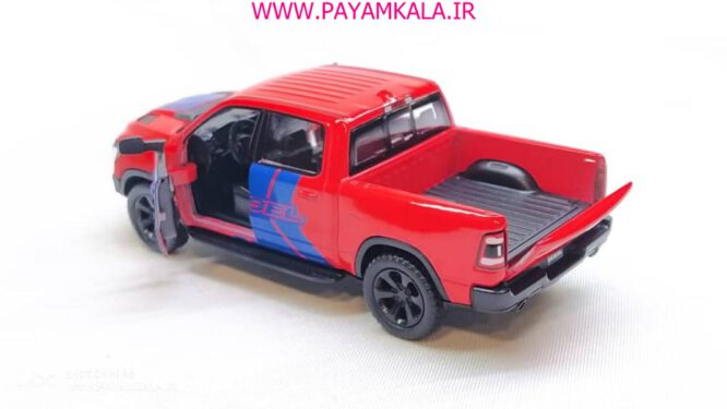 ماشین فلزی وانت دوج رم ( KINSMART 2019 RAM 1500) قرمز