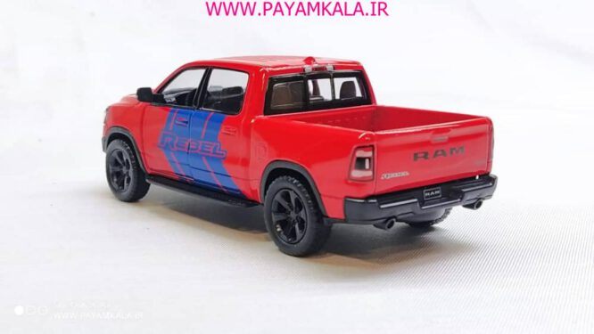 ماشین فلزی وانت دوج رم ( KINSMART 2019 RAM 1500) قرمز