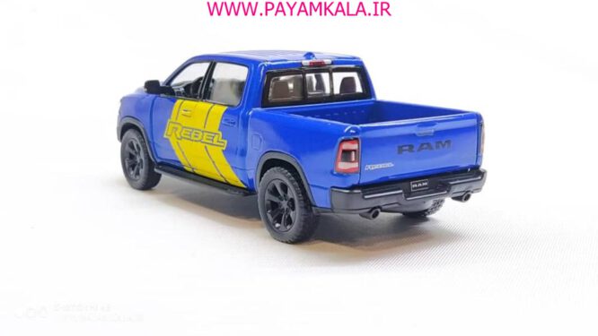 ماشین فلزی وانت دوج رم ( KINSMART 2019 RAM 1500) آبی