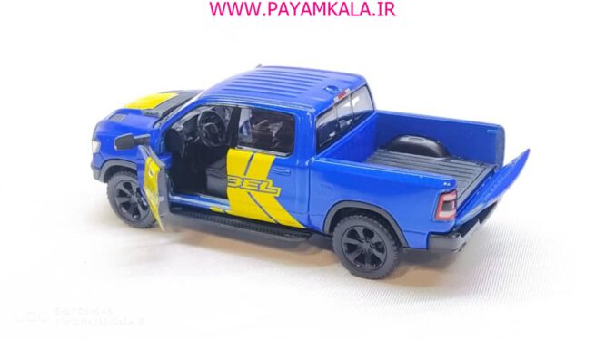 ماشین فلزی وانت دوج رم ( KINSMART 2019 RAM 1500) آبی