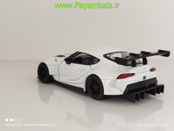 ماشین فلزی تویوتا (TOYOTA GR SUPRA KINSMART) سفید