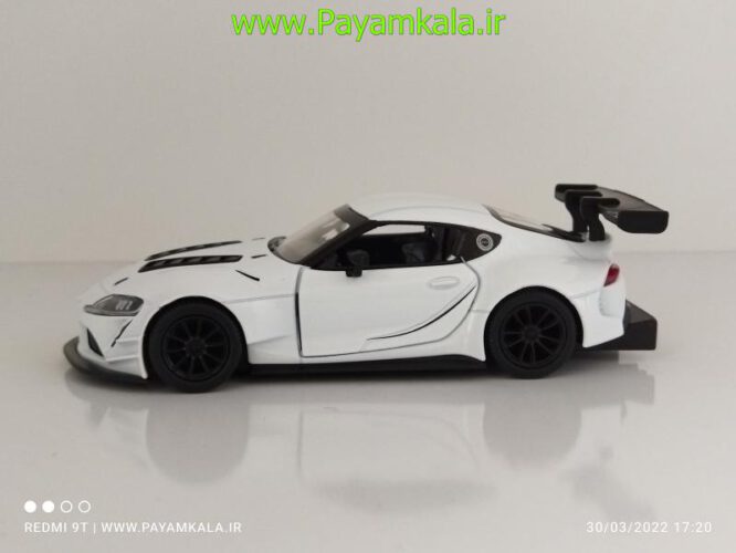 ماشین فلزی تویوتا (TOYOTA GR SUPRA KINSMART) سفید