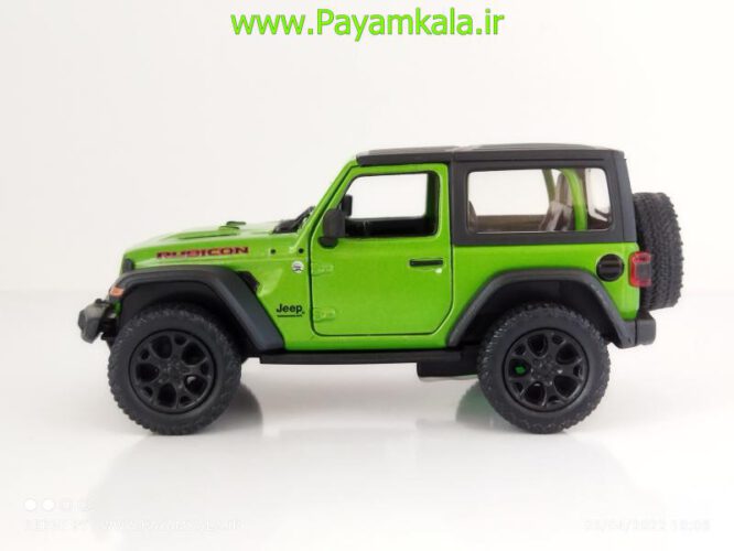 ماشین فلزی جیپ رانگلر (JEEP WRANGLER 2018 KINSMART) سبز