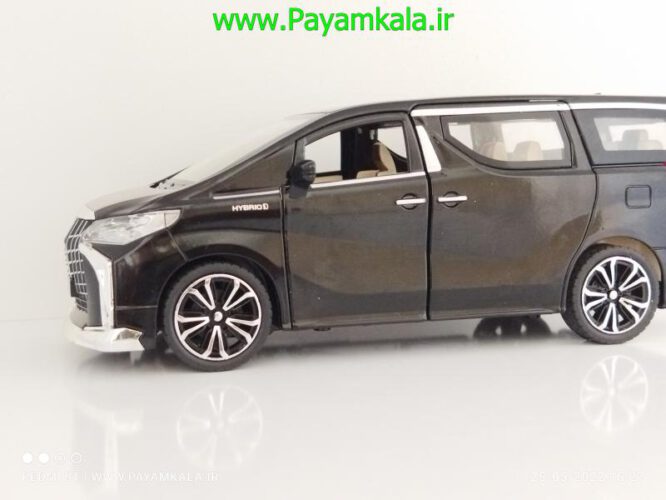 ماشین فلزی ون تویوتا (TOYOTA HYBRID)(CHEZHI 1:24) مشکی