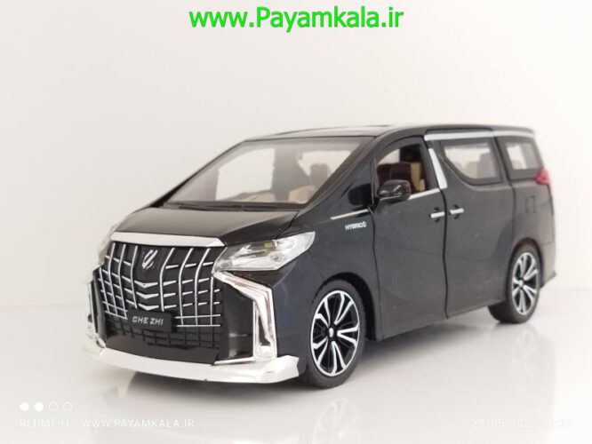 ماشین فلزی ون تویوتا (TOYOTA HYBRID)(CHEZHI 1:24) مشکی