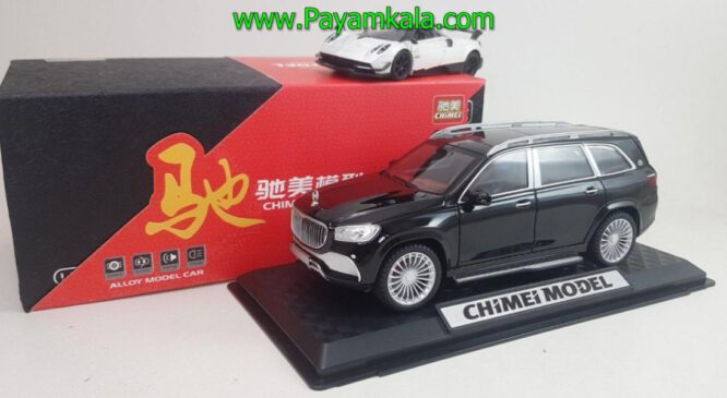 (جعبه دار) ماکت میباخ (MAYBACH GLS600 1.24 CHIMEI)(312-8M) مشکی