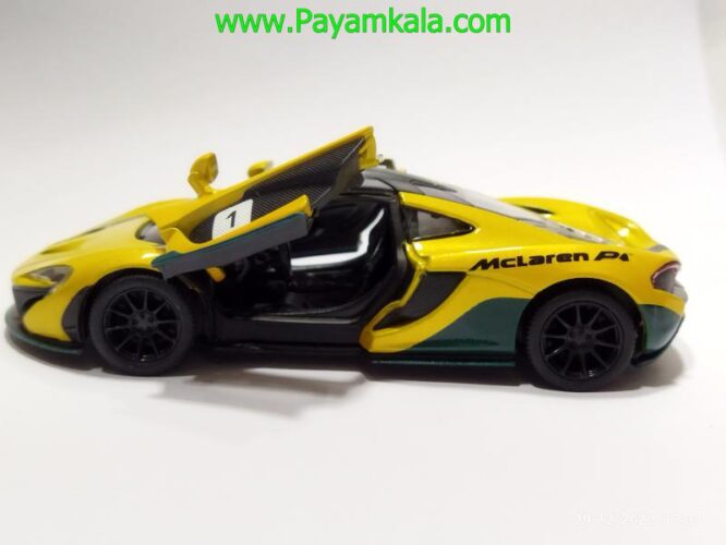 ماشین فلزی مک لارن (MCLAREN-X P1 KINSMART) زرد