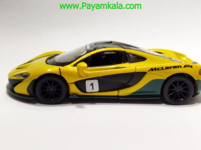 ماشین فلزی مک لارن (MCLAREN-X P1 KINSMART) زرد