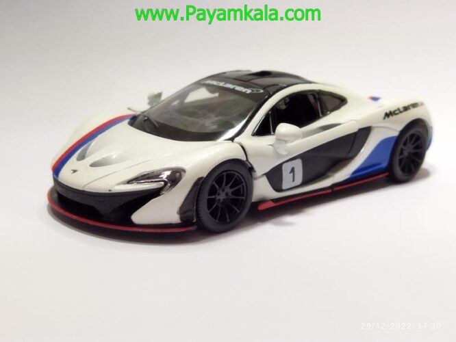 ماشین فلزی مک لارن (MCLAREN-X P1 KINSMART) سفید