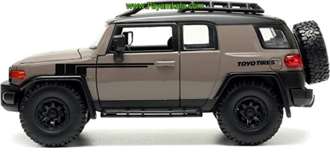 ماکت تویوتا (TOYOTA FJ CRUISER JADA)(1:24) خاکی